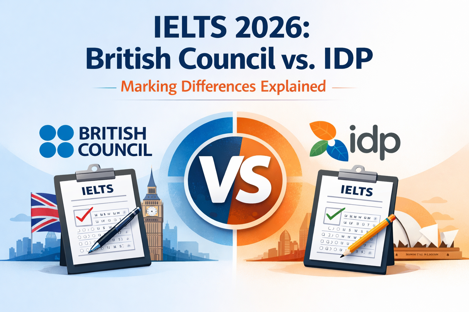 IELTS 2026: British Council vs. IDP Marking Differences Explained