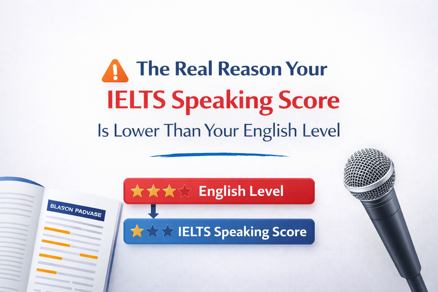 The Real Reason Your IELTS Speaking Score Is Lower Than Your English Level