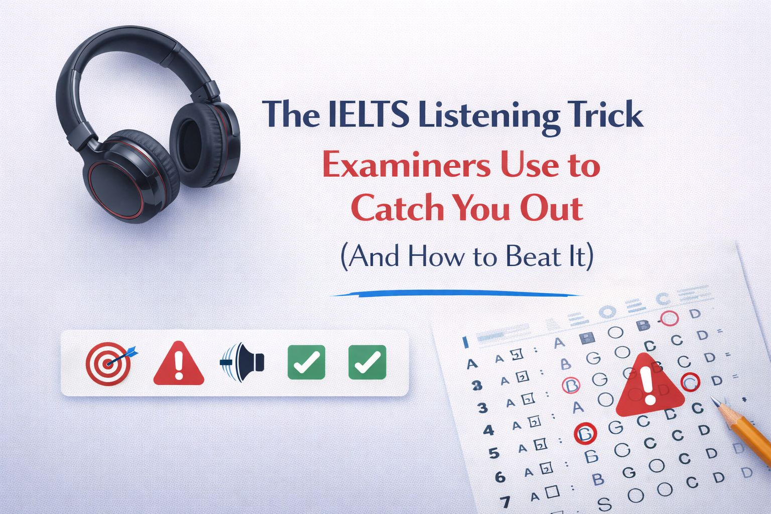 The IELTS Listening Trick Examiners Use to Catch You Out (And How to Beat It)