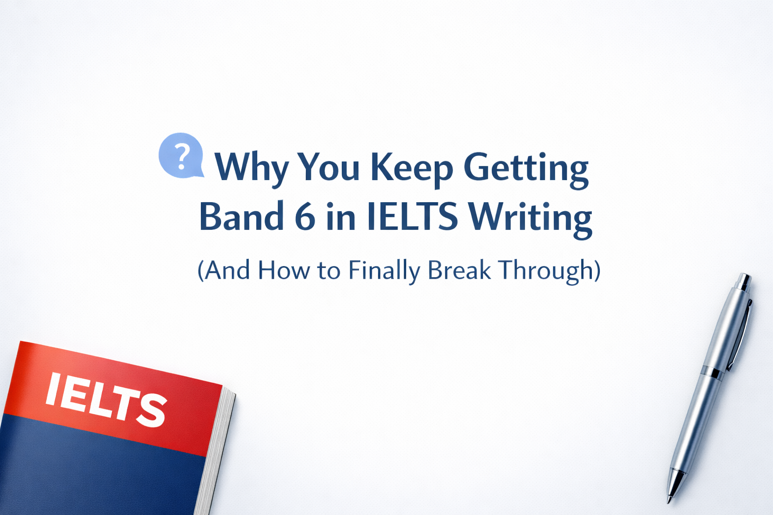 Why You Keep Getting Band 6 in IELTS Writing (And How to Finally Break Through)